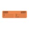 Nevs Day Change IV Tubing Label -Change Monday 7/8" x 3" Flr Orange w/Black NTUBE-M - alternate 1